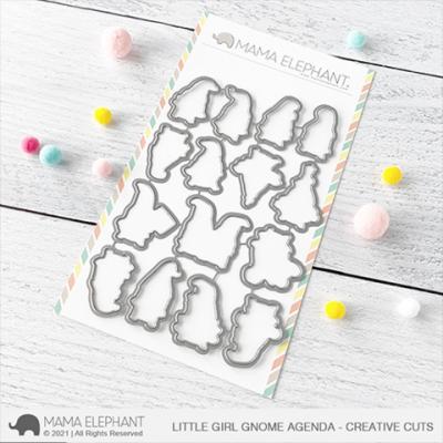 Mama Elephant Creative Cuts - Little Girl Gnome Agenda